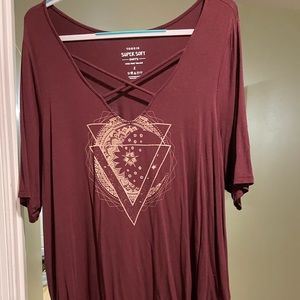 Torrid size 2 super soft and stretchy top